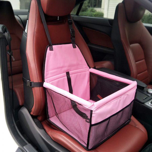Pink Dog Car Seat